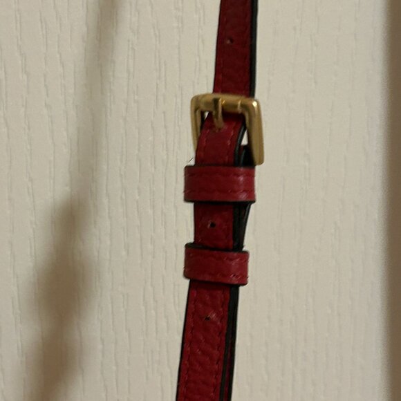 NWT! Women's Lodis "Addison" Red Designer Leather Mini Purse - Picture 14 of 16